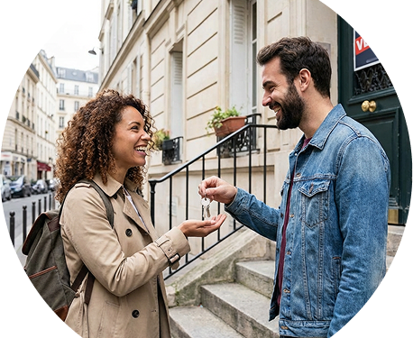 Propriétaire heureux